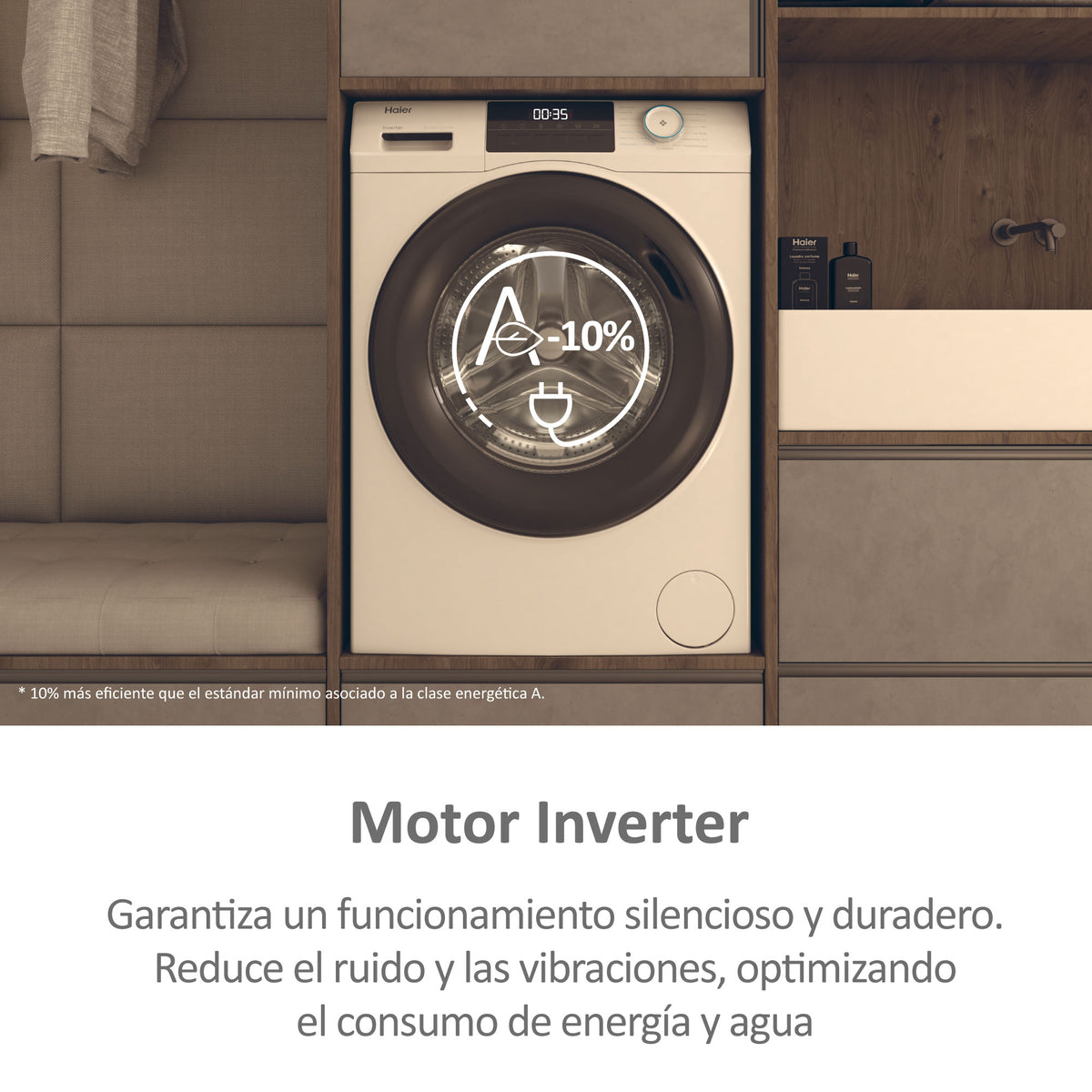 LVD. HAIER HW80BP14929AS 8K 1400R BCA ABT STEAM