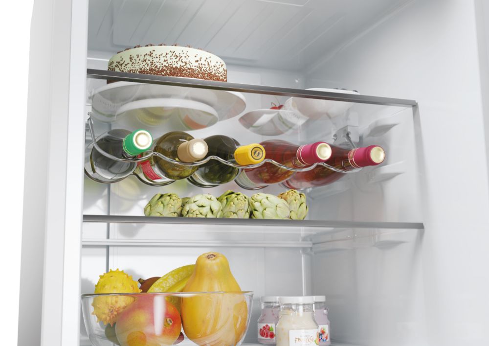 Frigorífico combi Haier HDPW5620CNPW – iluminación y organización interior