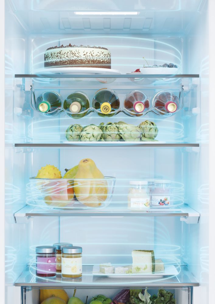 Frigorífico combi Haier HDPW5620CNPW – zona de conservación