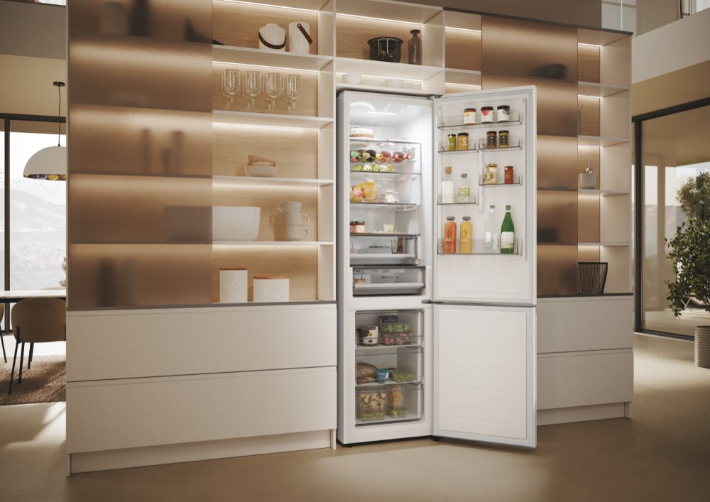 Frigorífico combi Haier HDPW5620CNPW – distribución interior adicional
