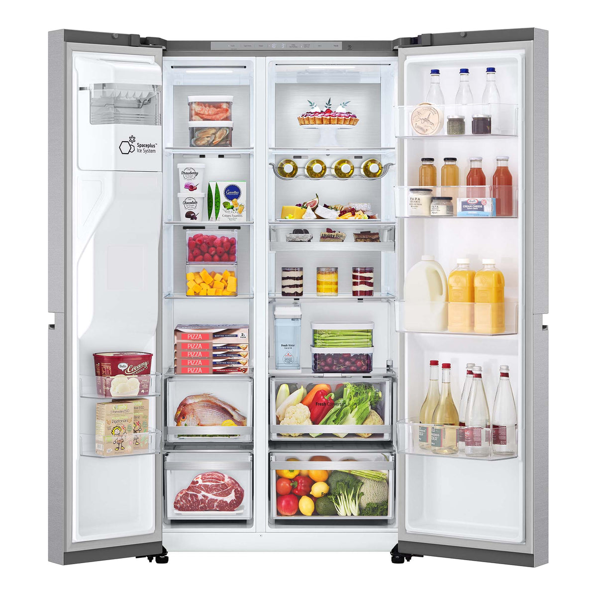 FRI. LG GSLE91MBAC 179x91 635L INOX DISP METALF