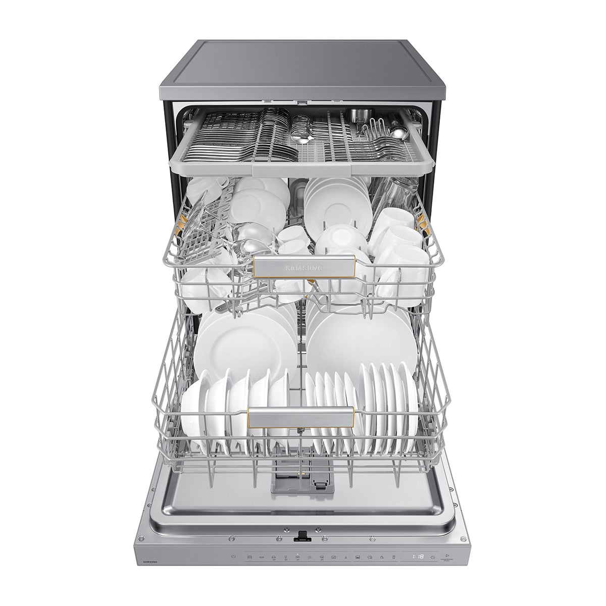 Samsung DW60DG790FSL/U1 – tercera bandeja y cestas