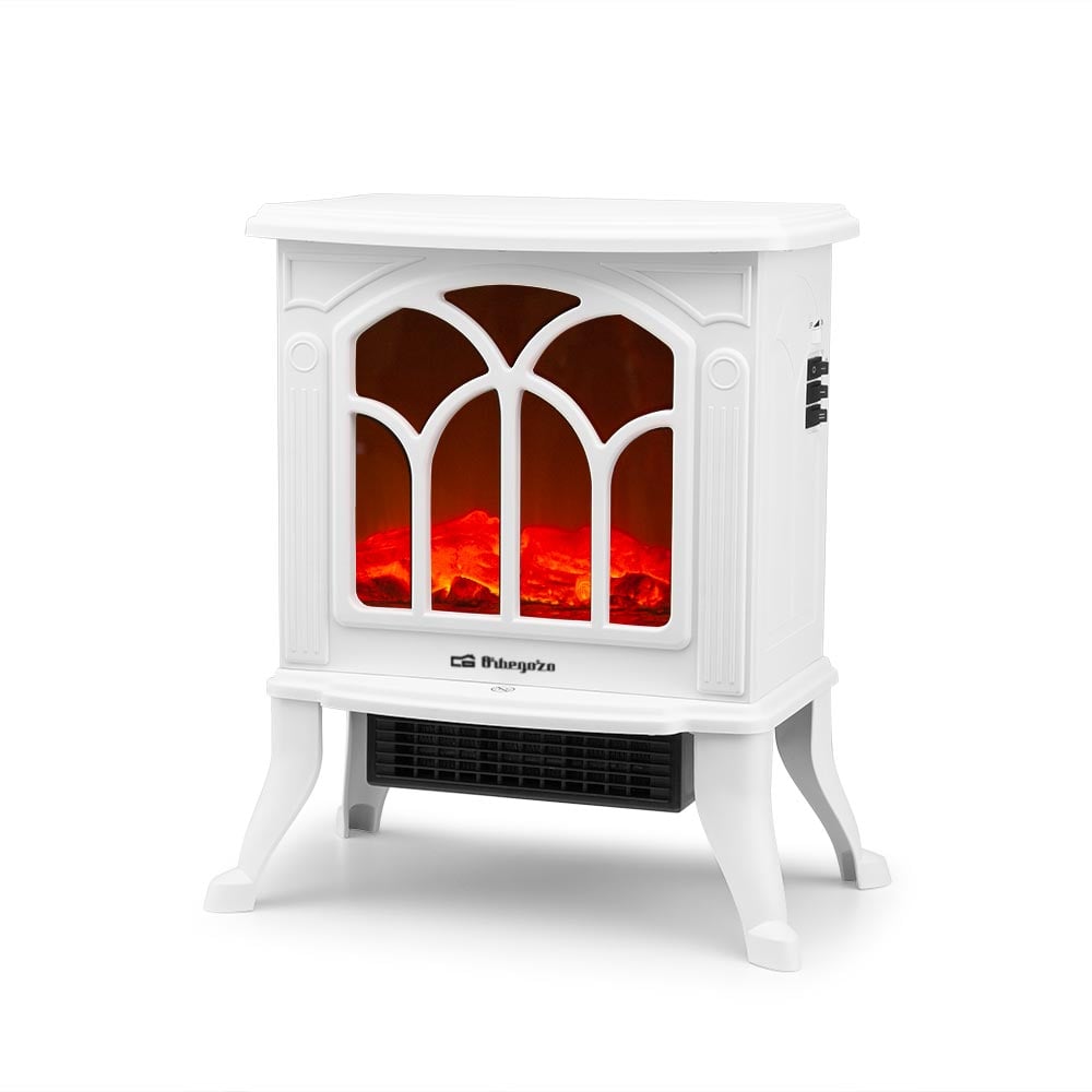 CHIMENEA ELECTRICA ORBEGOZO CM9021 1500W BLANCA