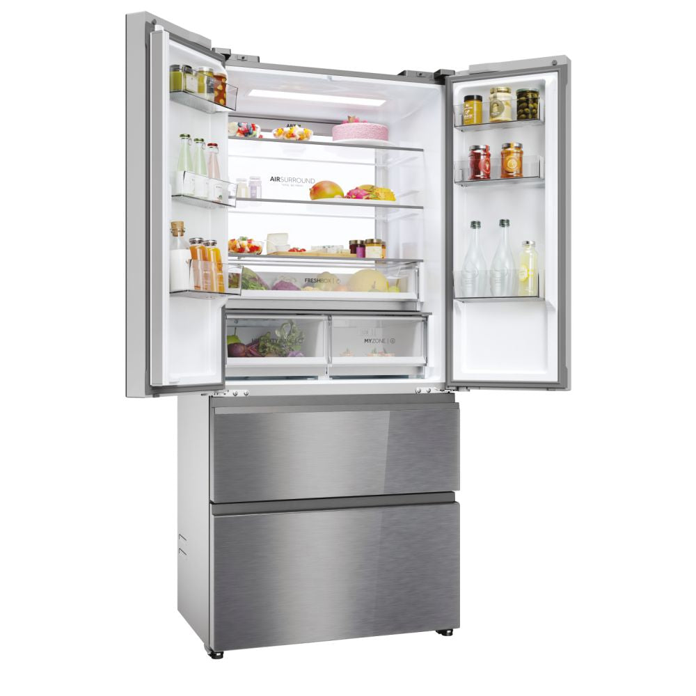 FRI. HAIER HFR7819ENGC 190x83x64 FD NF DISP INOX