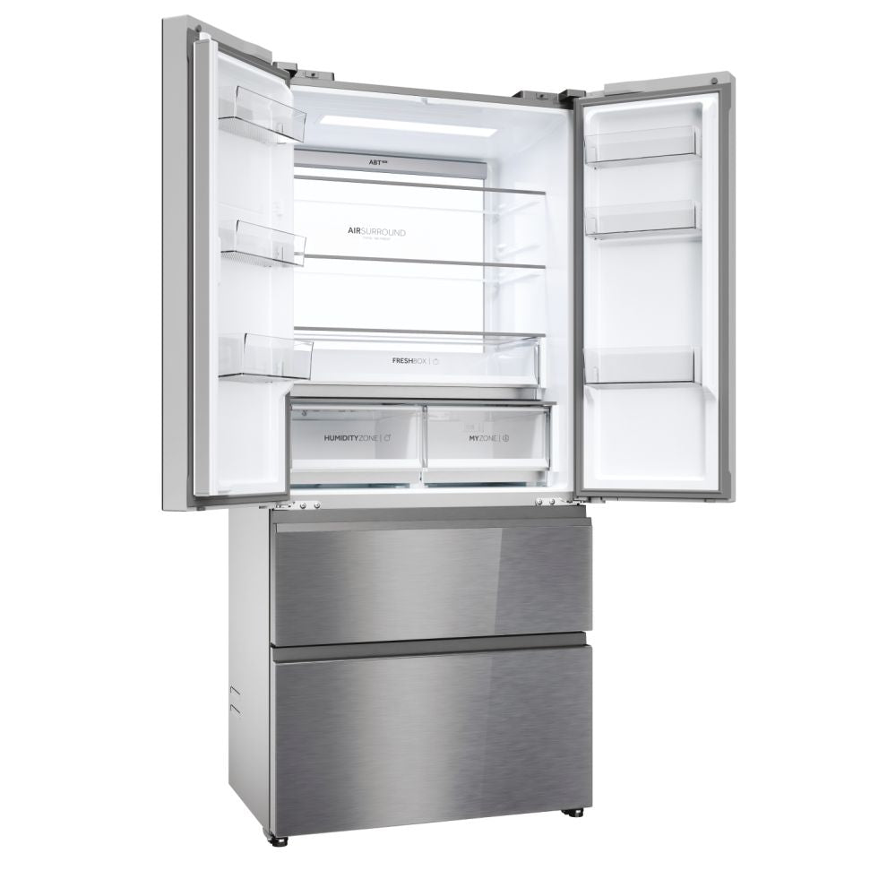 FRI. HAIER HFR7819ENGC 190x83x64 FD NF DISP INOX