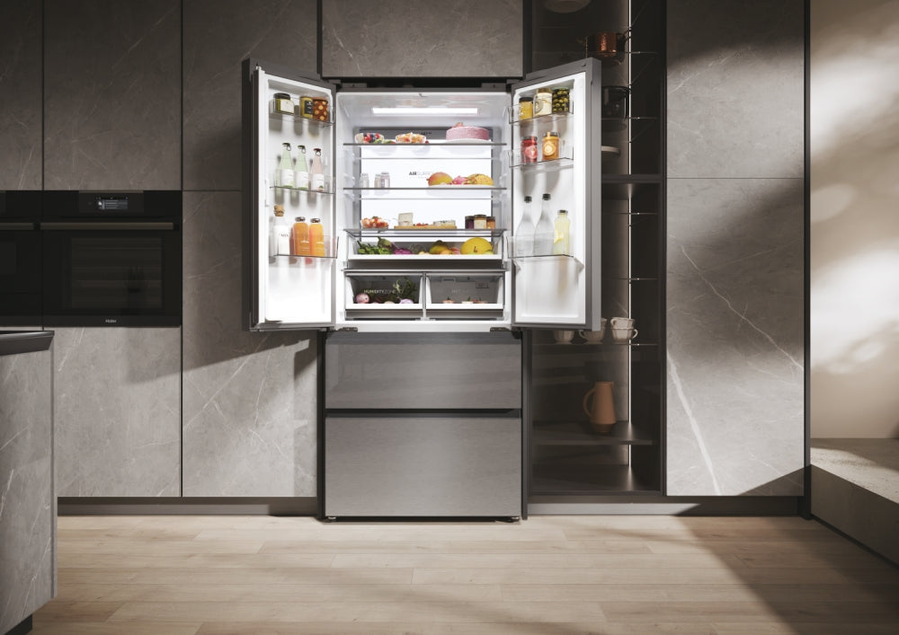 FRI. HAIER HFR7819ENGC 190x83x64 FD NF DISP INOX