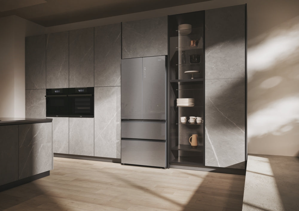 FRI. HAIER HFR7819ENGC 190x83x64 FD NF DISP INOX