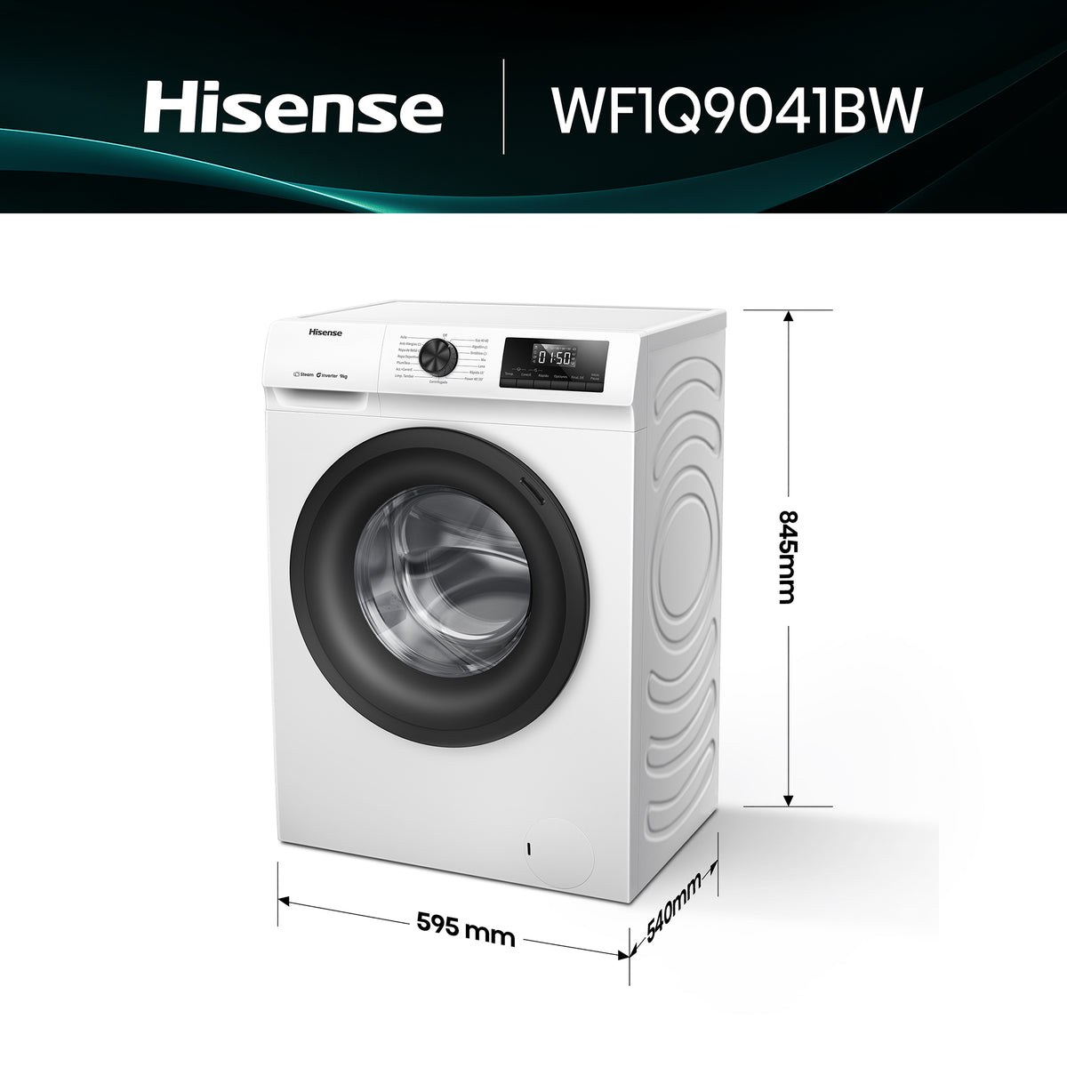 LVD. HISENSE WF1Q9041BW 9K 1400R BCA