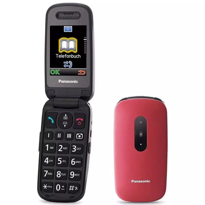 SENIORPHONE PANASONIC KXTU446EXR GRANATE