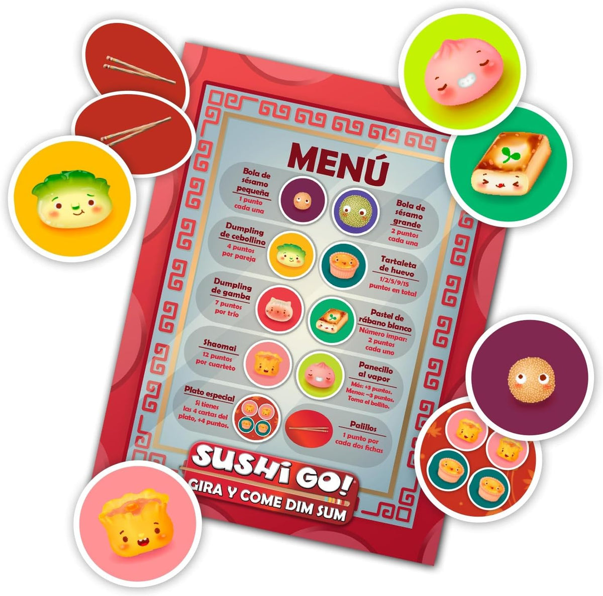 JGO. DE MESA DEVIR SUSHI GO GIRA Y COME DIM SUM