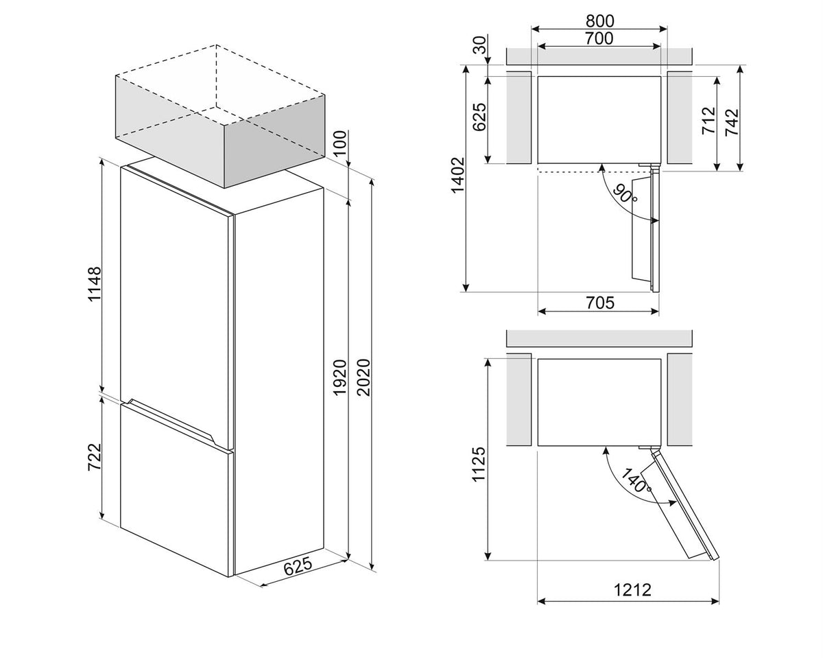 Frigorífico combi Smeg FC48XDNE, imagen complementaria 14