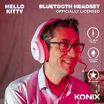 AURICULAR KONIX KX HELLO KITTY GAMING HEADSET