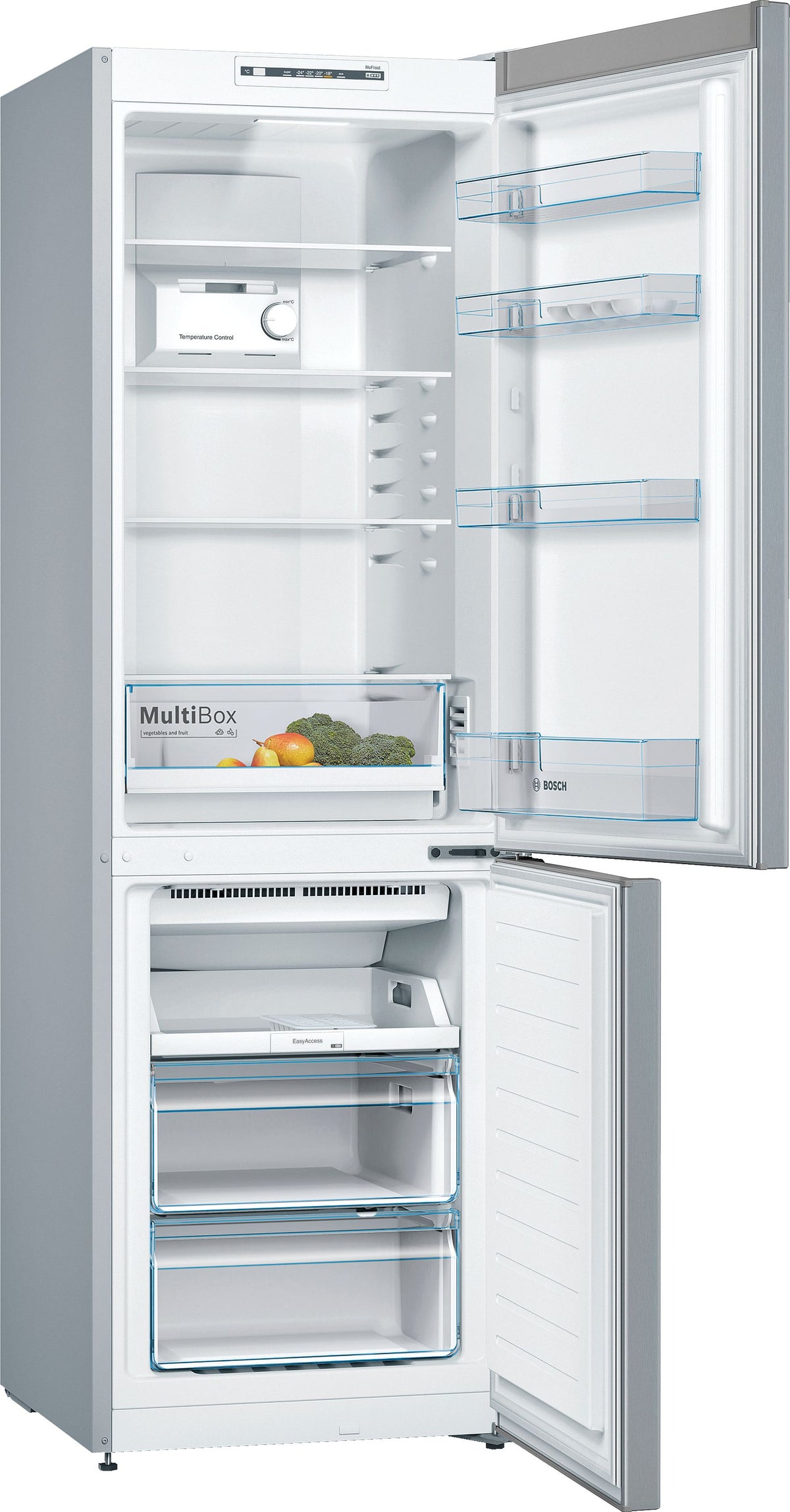 Frigorífico combi Bosch KGN36NLEA – vista interior adicional