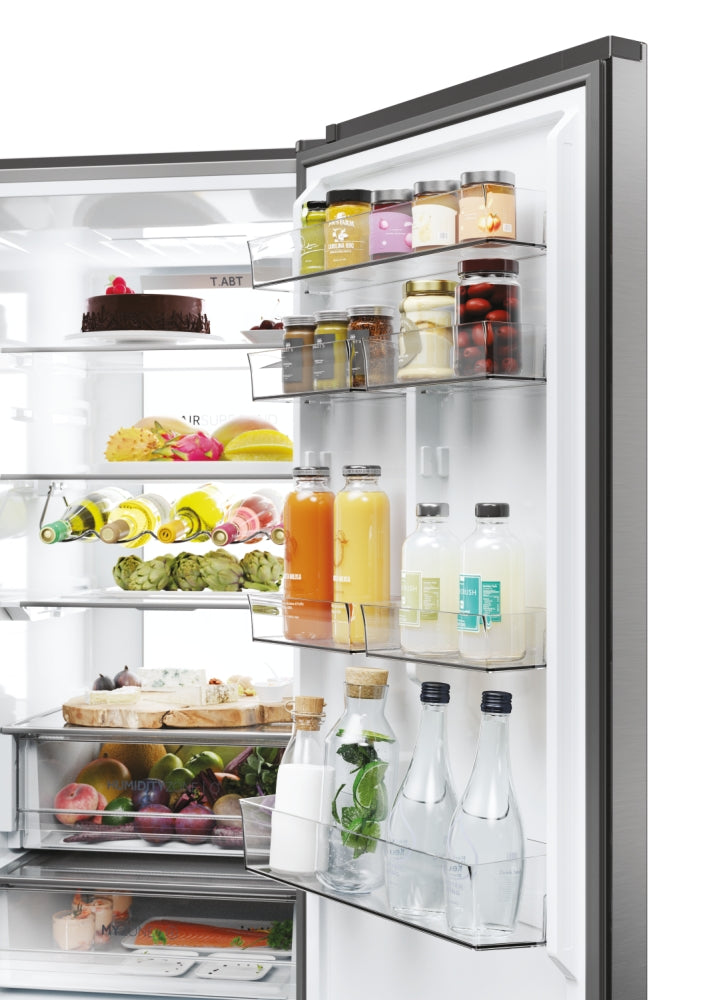 Frigorífico combi Haier HTW7620ANMG – detalle de acabado