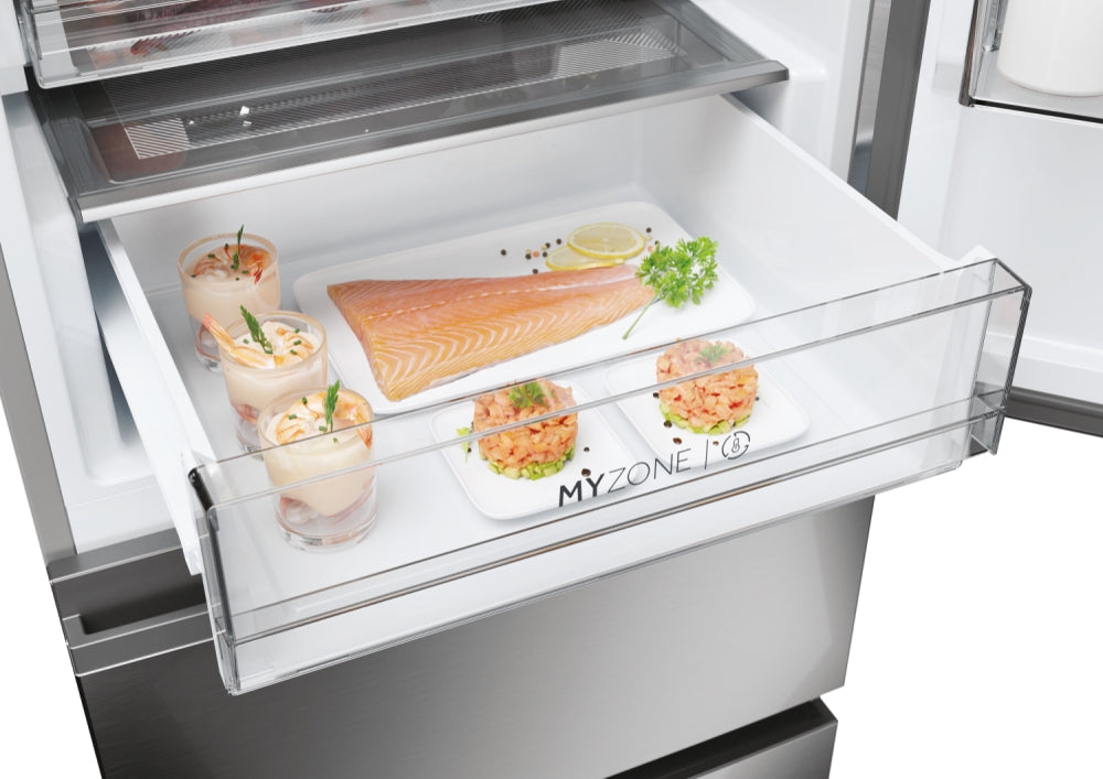 Frigorífico combi Haier HTW7620ANMG – vista general del frigorífico