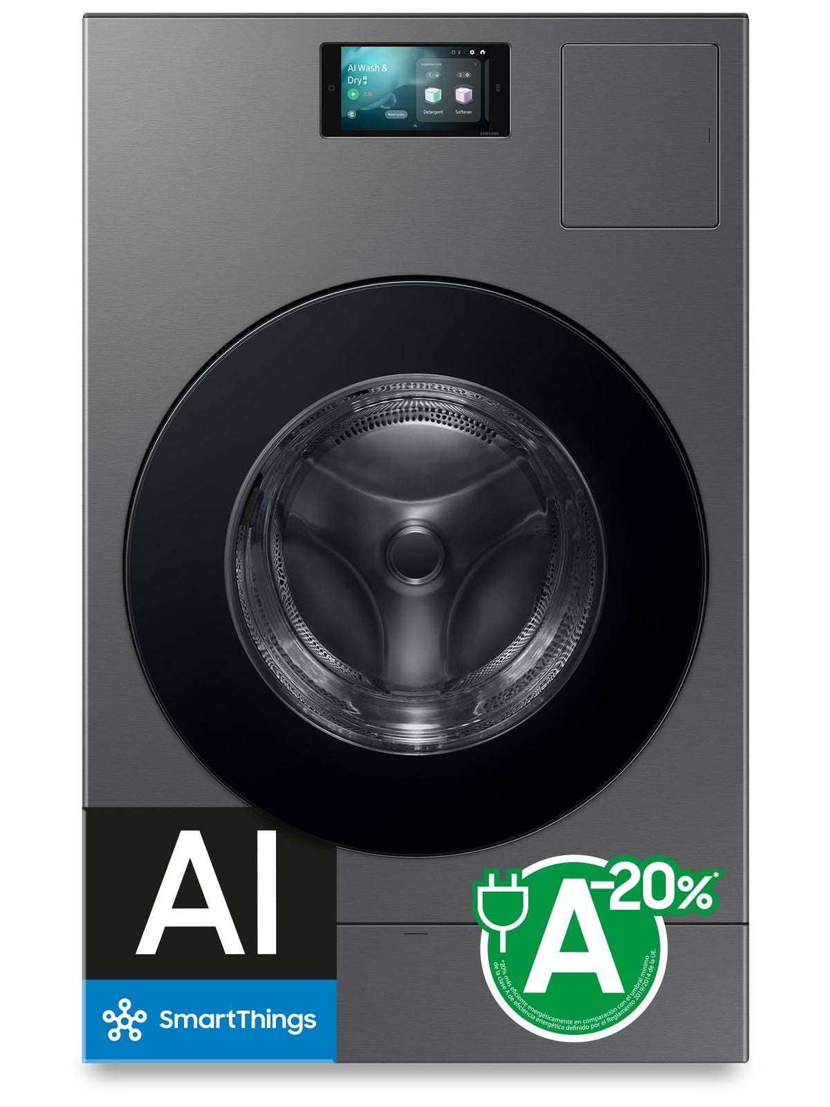Lavasecadora Samsung Bespoke AI WD18DB8995BZ/T2 18/11 kg Inox – imagen principal