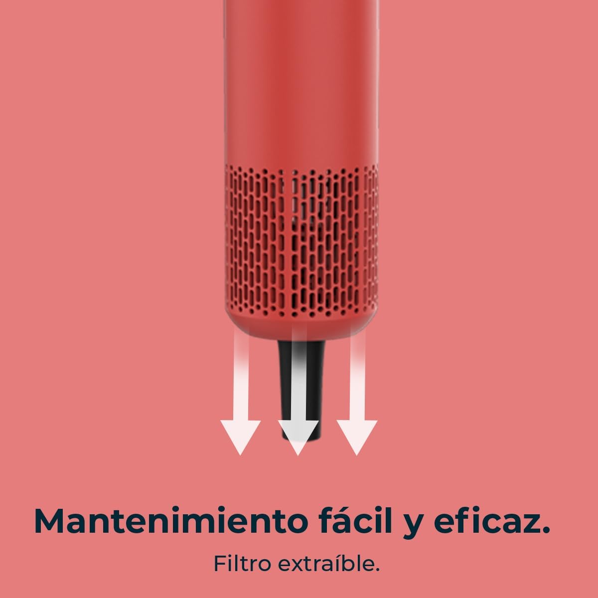 SECADOR CECOTEC IONICARE ROCKSTAR STYLE RED 100839