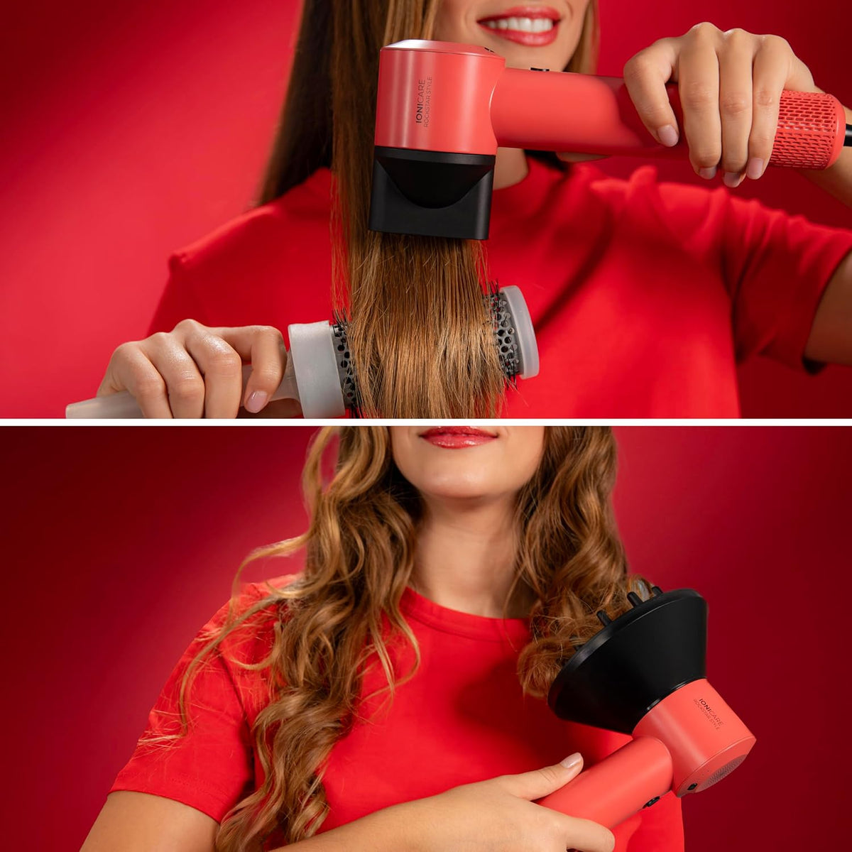 SECADOR CECOTEC IONICARE ROCKSTAR STYLE RED 100839