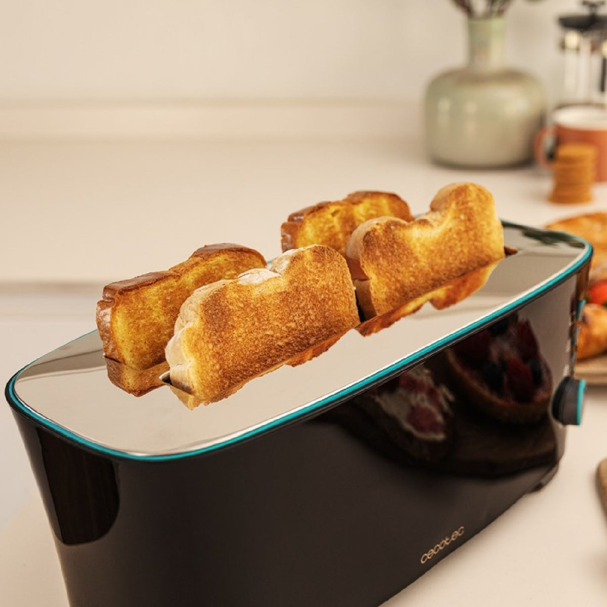 TOST. CECOTEC TOAST&TASTE 2R LARGO NEGRO 2180