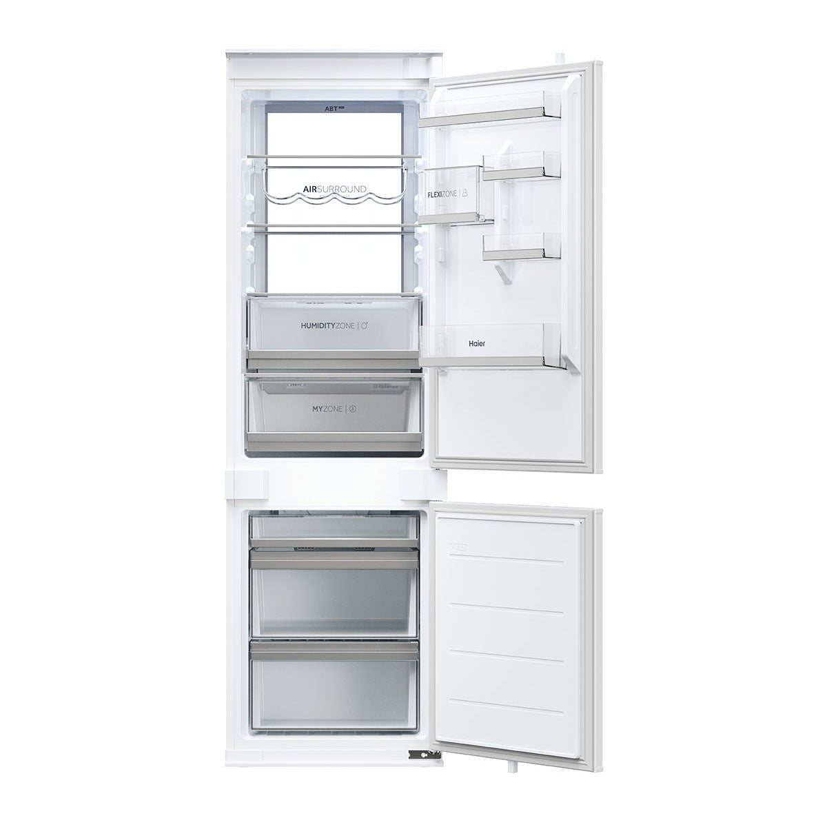 Vista adicional del frigorífico combi integrable Haier HBW7518BT, imagen 2 de la galería