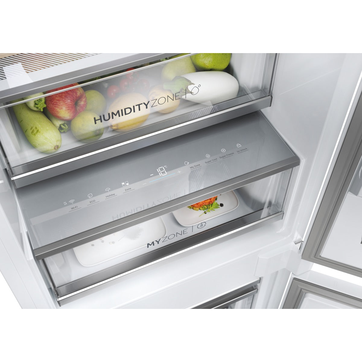 Vista adicional del frigorífico combi integrable Haier HBW7519C, imagen 5 de la galería