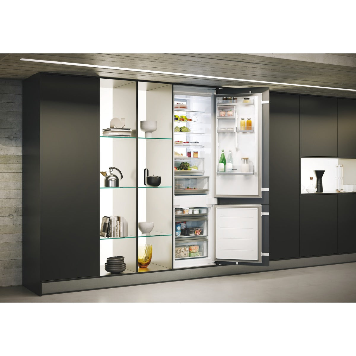 Vista adicional del frigorífico combi integrable Haier HBW7519C, imagen 14 de la galería