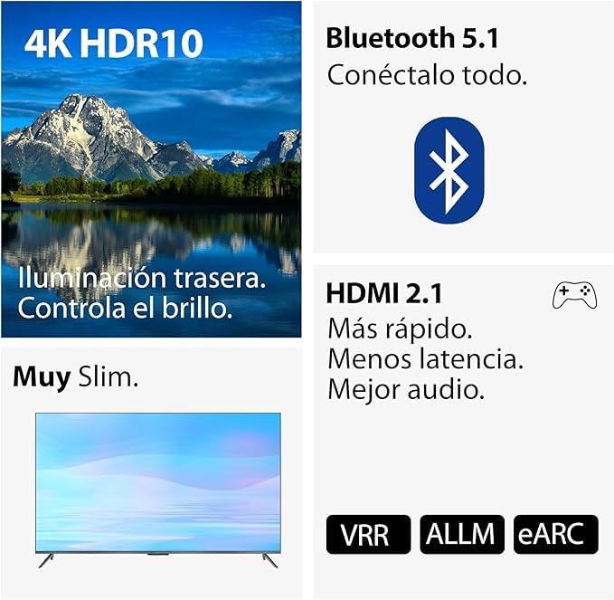 TV HAIER 55" H55K705UG UHD QLED ANDROIDTV BT HDR10