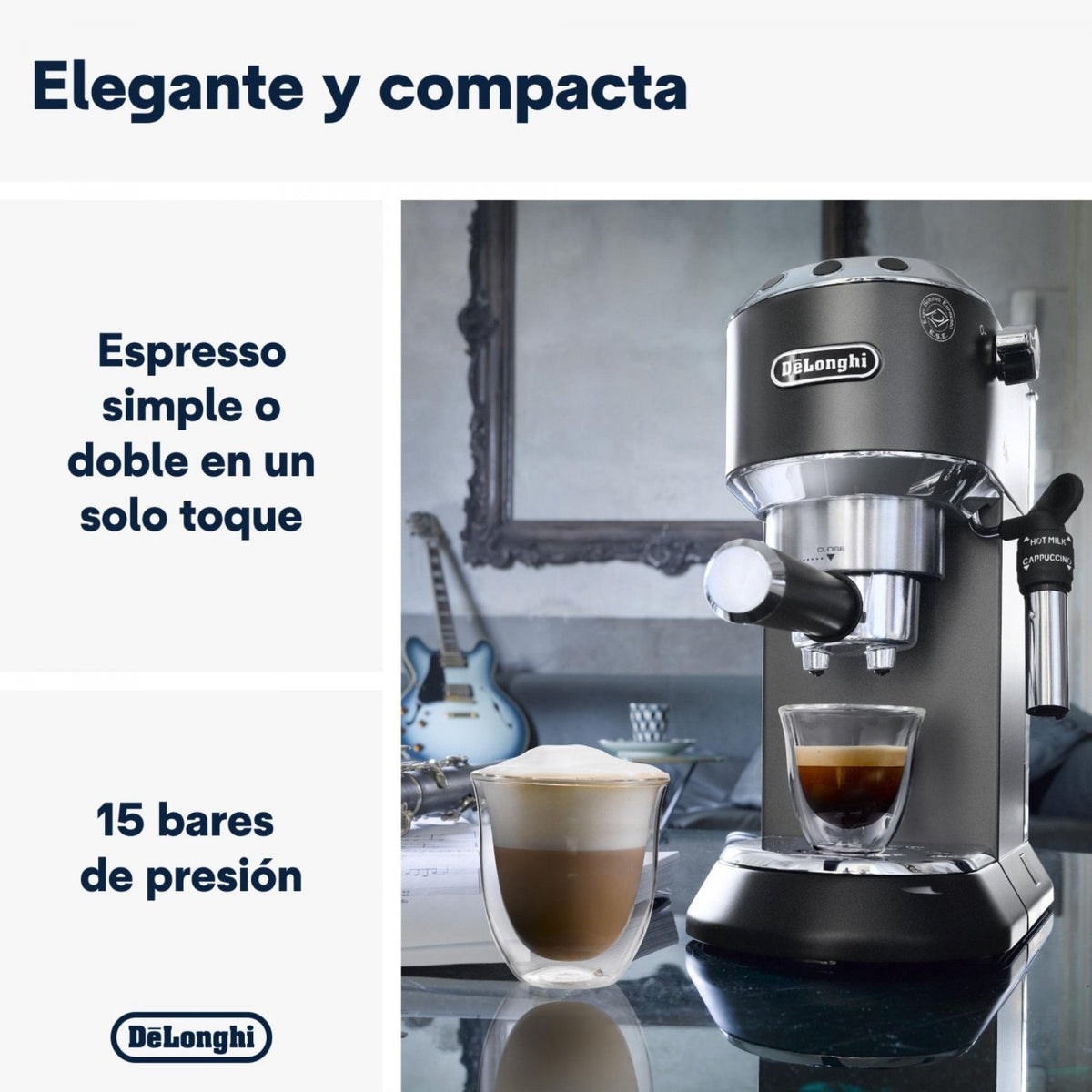 CAFET. DELONGHI EC685.BK + REGALO MOLINILLO KG200