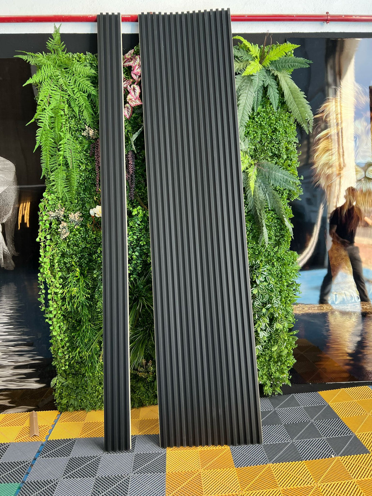 Listón decorativo PVC Negro Regular 290 x 16 cm