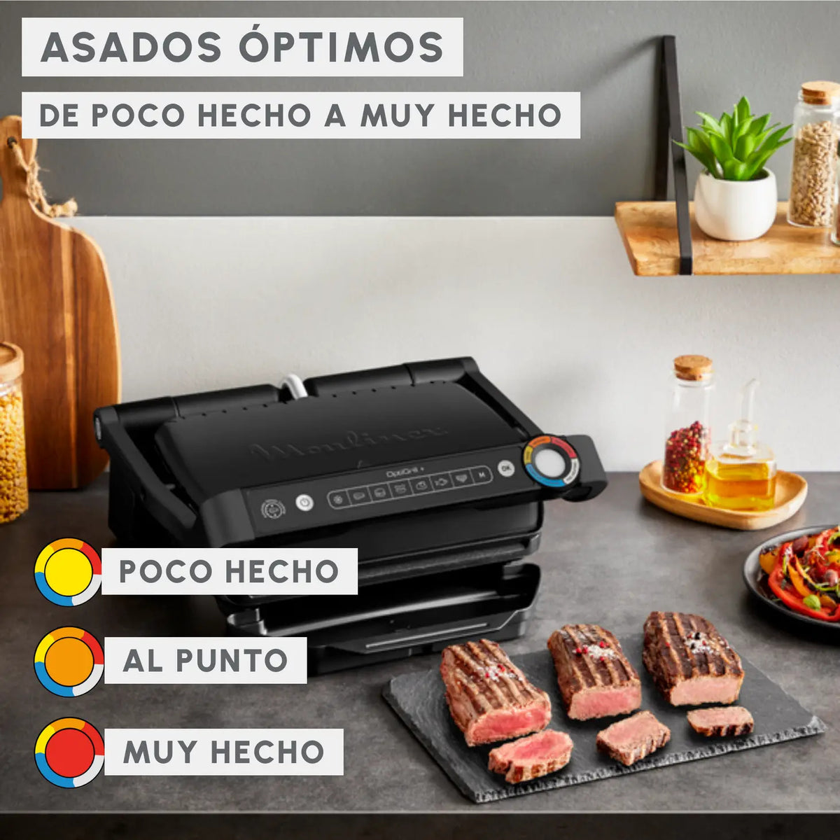 GRILL MOULINEX GI717810 OPTIGRILL+