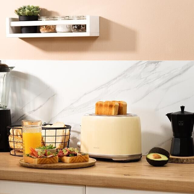 TOST. CECOTEC TOAST&TASTE 1000 BEIGE 2R CORTO 3232