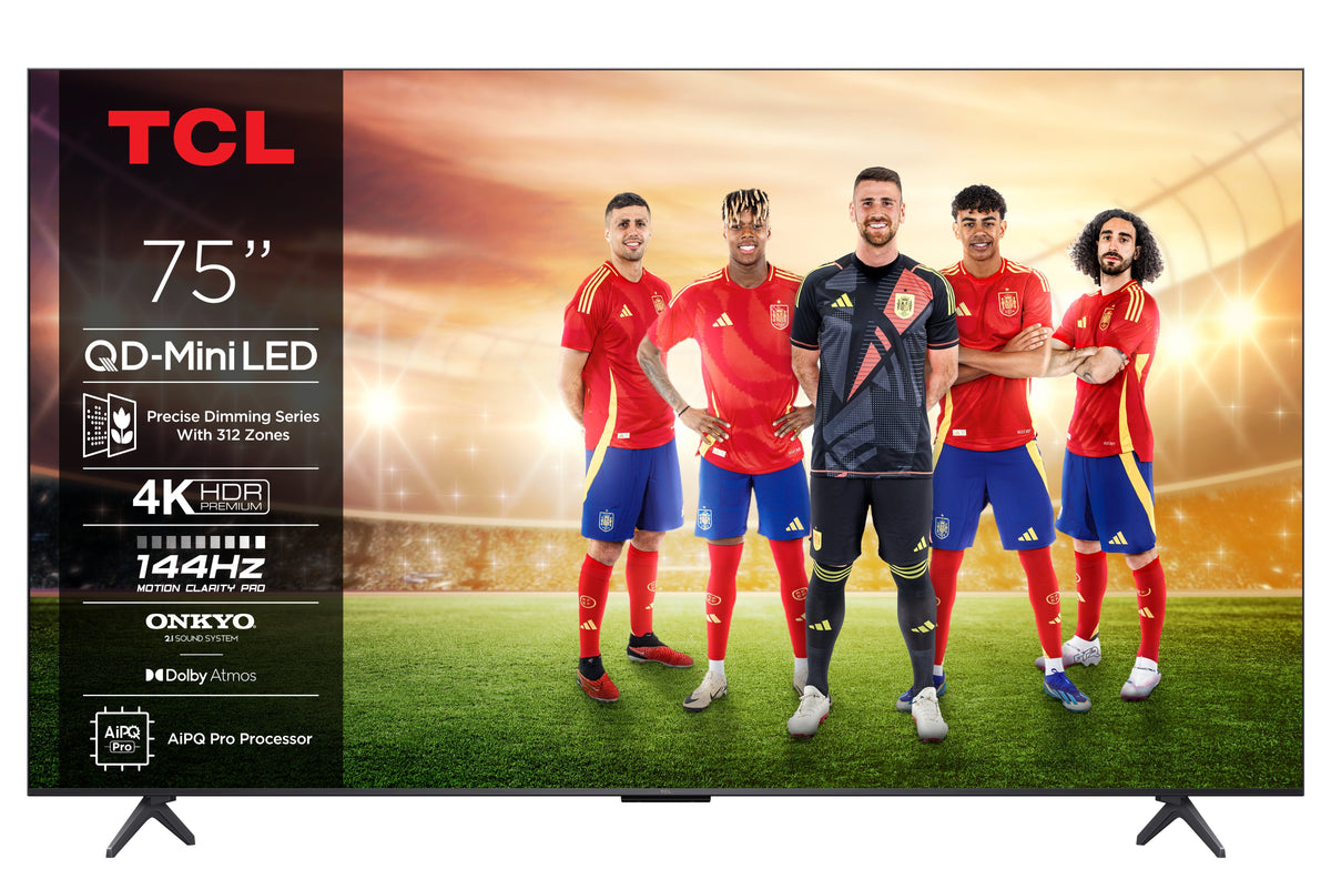 TV TCL 75" 75C6K UHD MINILED GOOGLETV 144HZ ONKYO