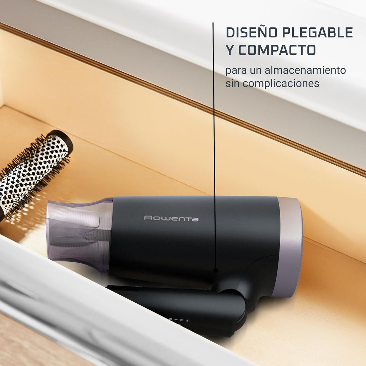 SECADOR ROWENTA CV1831 1600W VIAJE PLEGABLE
