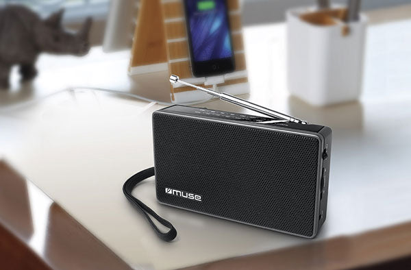 RADIO PORTATIL MUSE M-030R FM/AM NEGRO