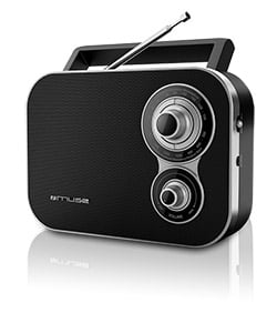 RADIO PORTATIL MUSE M-051R FM/AM NEGRO