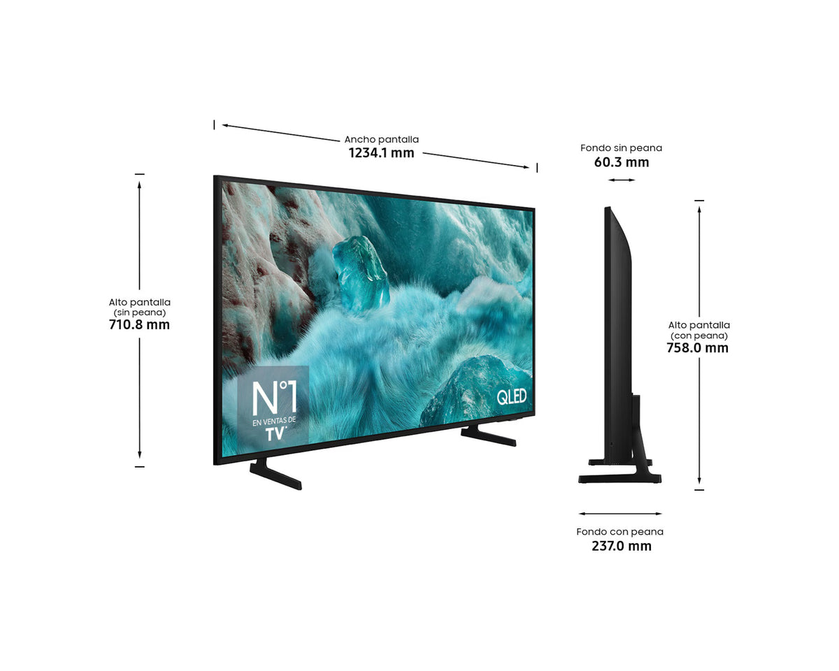 TV SAMSUNG 55" TQ55Q7F UHD QLED SMARTTV IA HDR10+