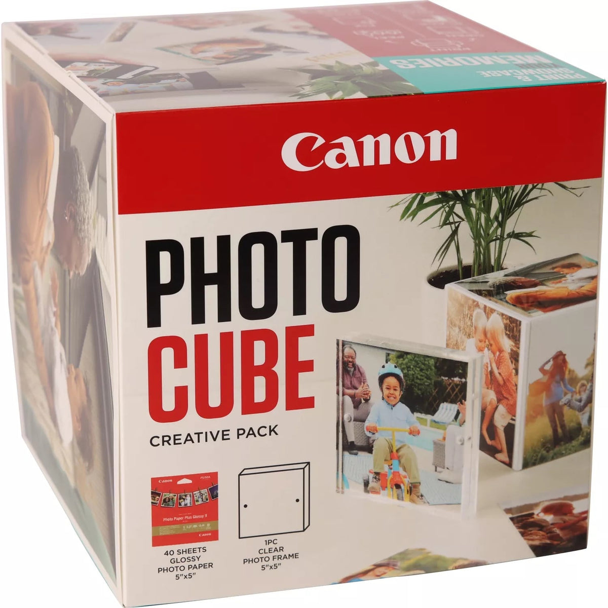 PAPEL CANON PP-201 KIT FOTOGRAFICO 40 HOJAS 5X5