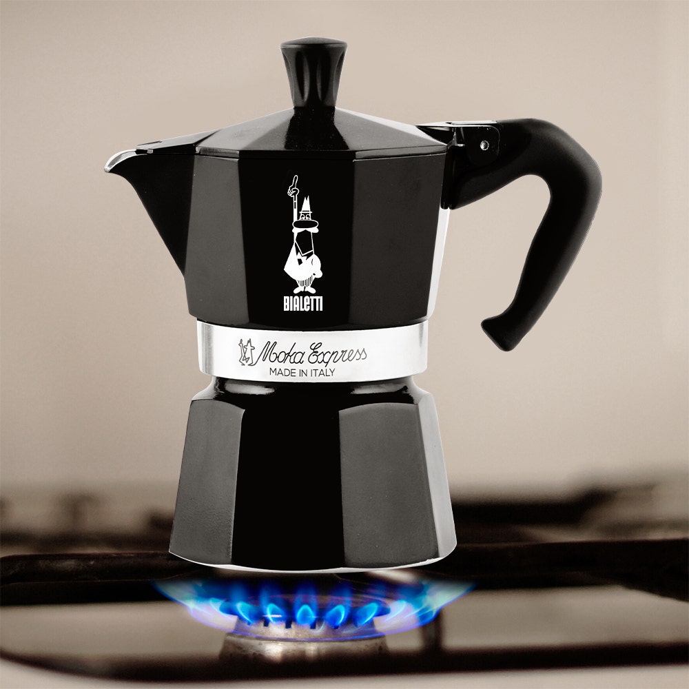 CAFET. ITALIANA BIALETTI NEW MOKA INDUC BLACK 4T