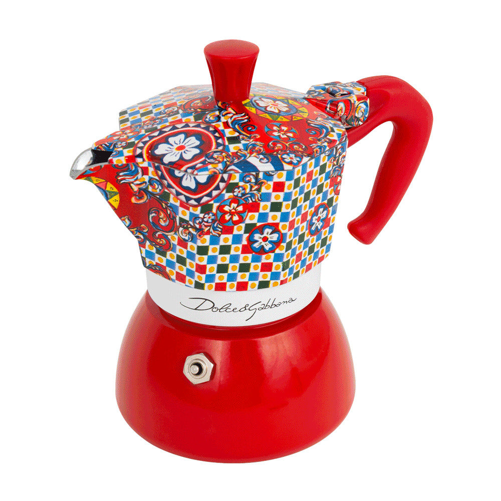 CAFET. ITALIANA BIALETTI INDUCTION D&G RED 4T