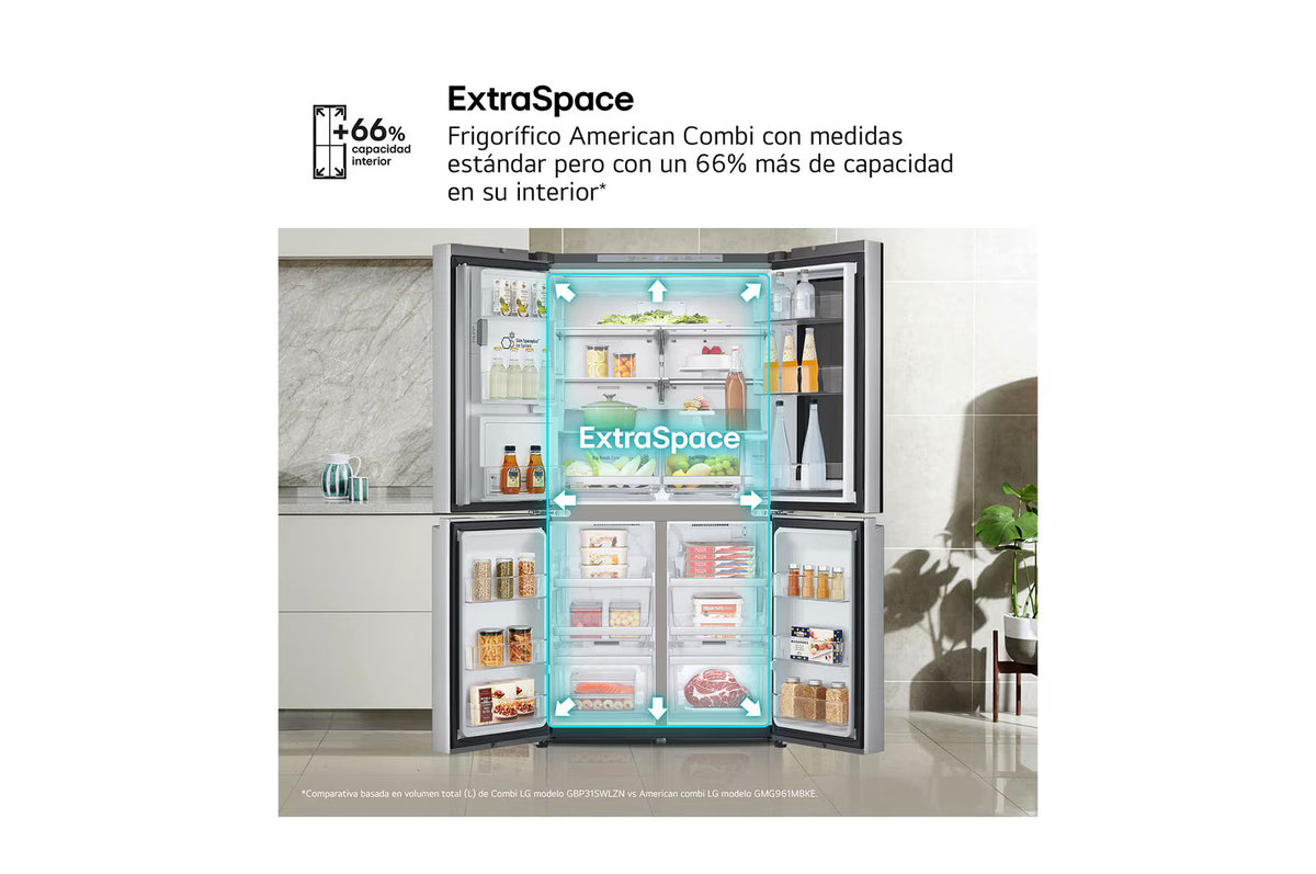 FRI. LG GMG961MBKE 179x91 638L 4P INOX INSTAVIEW