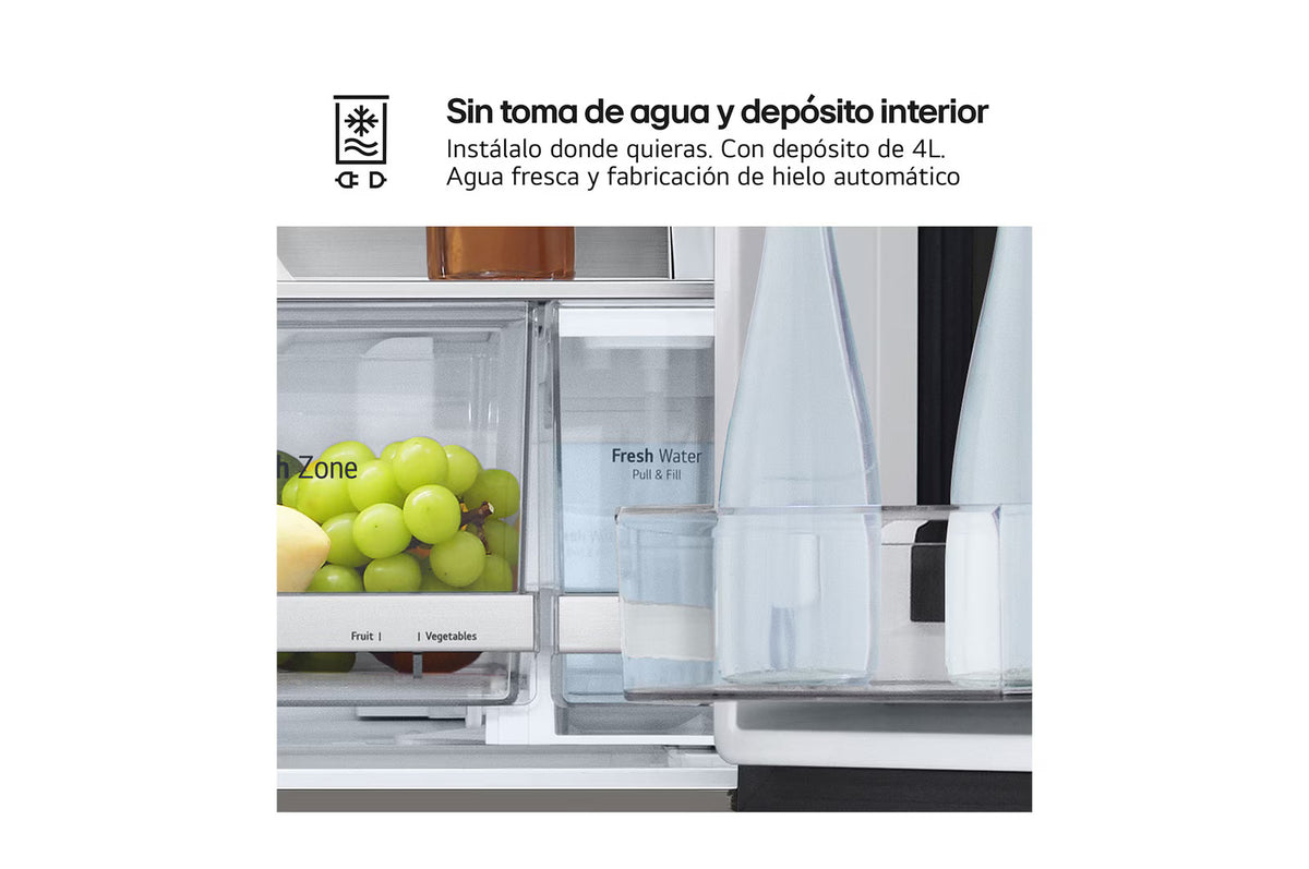 FRI. LG GMG961MBKE 179x91 638L 4P INOX INSTAVIEW