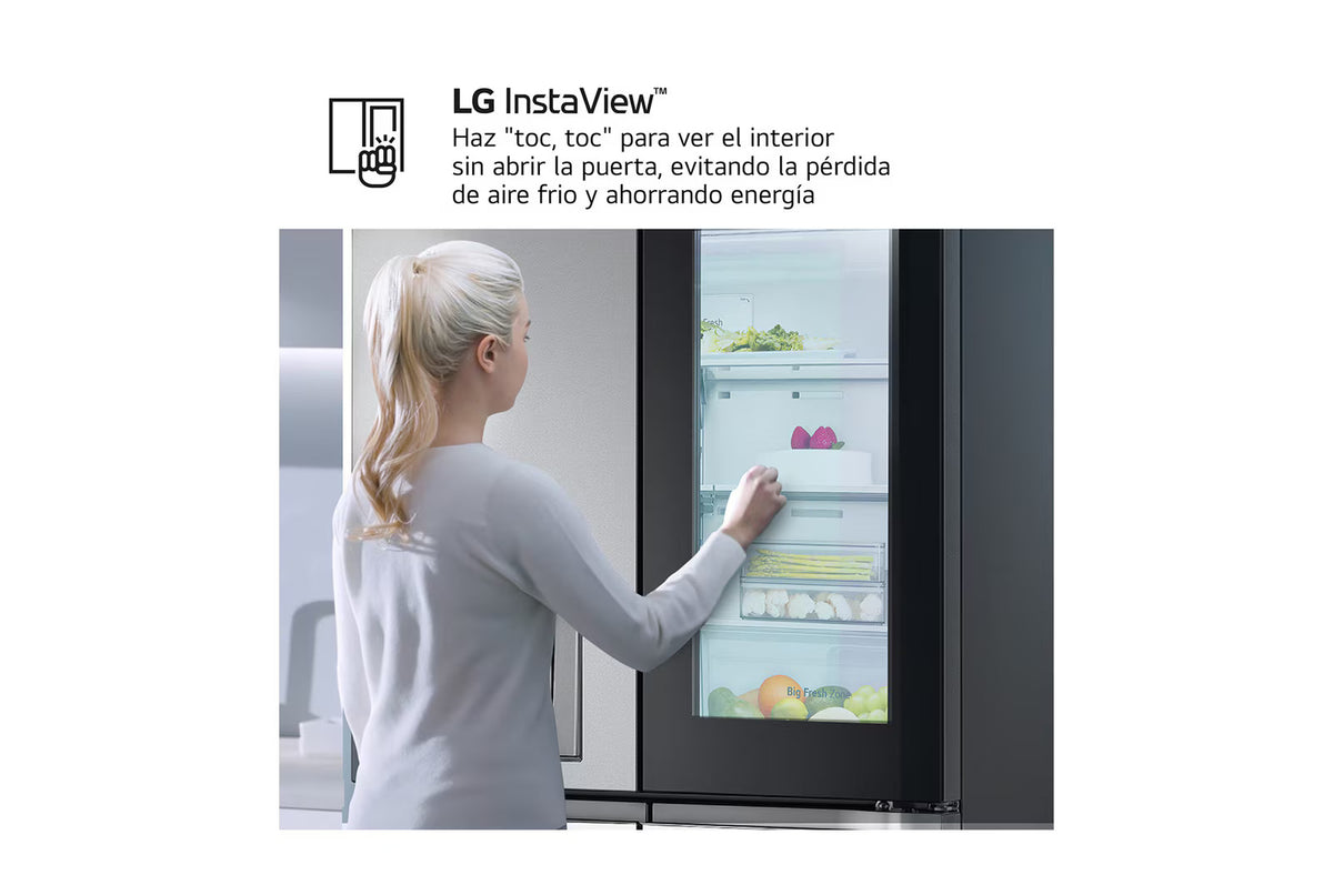 FRI. LG GMG961MBKE 179x91 638L 4P INOX INSTAVIEW