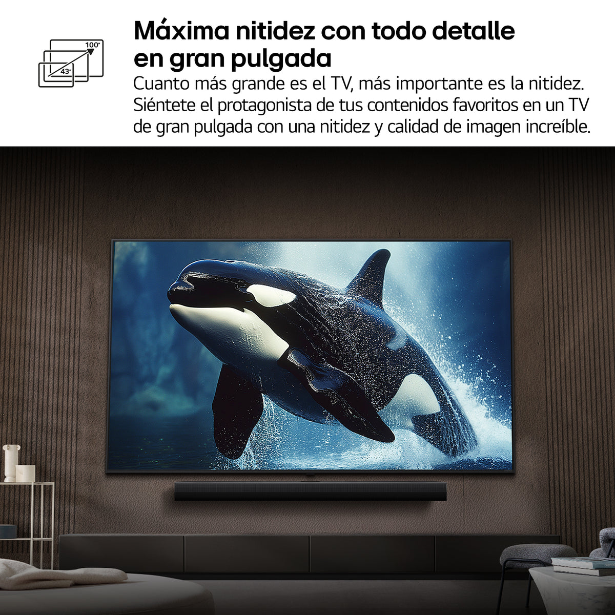 TV LG 43" 43UA75006LA UHD ALFA7 WEBOS25 HDR10/HLG