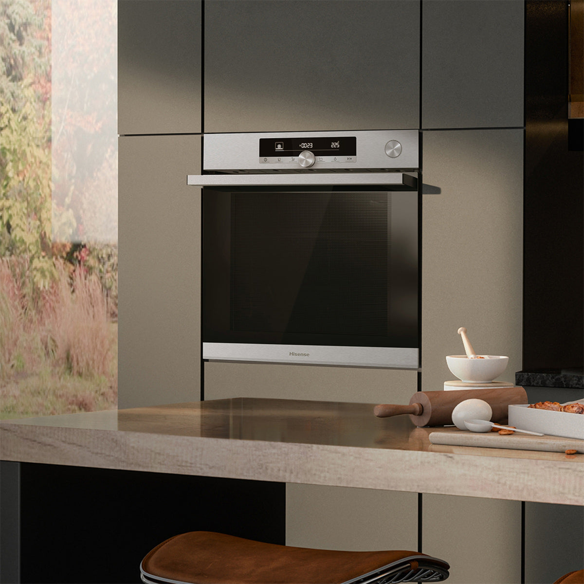 HORNO HISENSE O643PX 77L GT PIRO SONDA TERMIC INOX