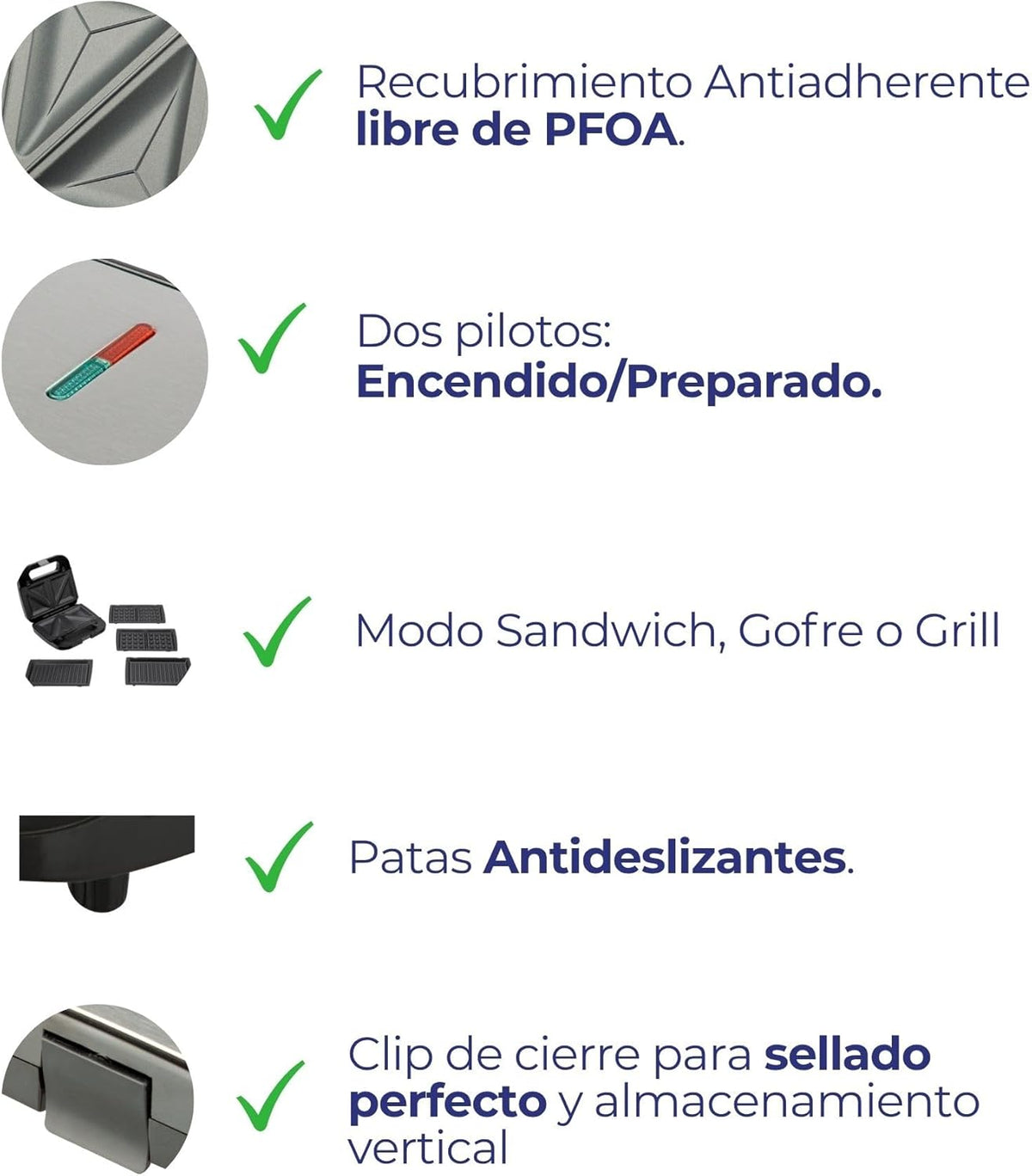 SANDWICH. JATA JESW2010 750W 3EN1 GOFRE GRILL