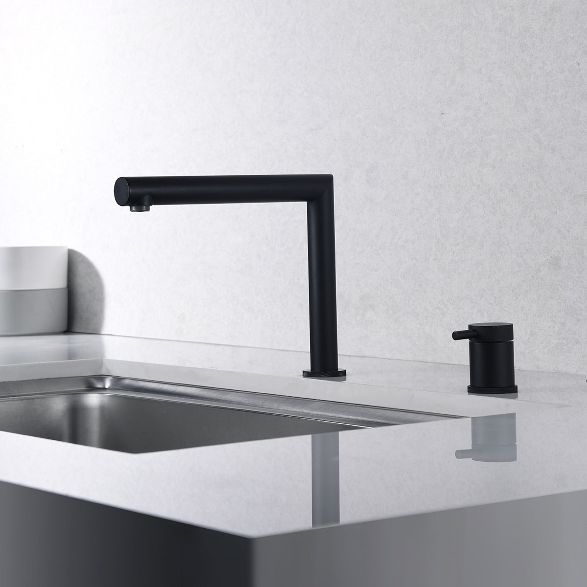 GRIFO COCINA IMEX GCE018NG ESCAM ITACA NEGRO MATE