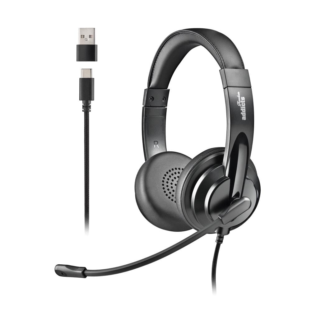 AURICULARES NGS CON MICROFONO CABLE USB C 2M