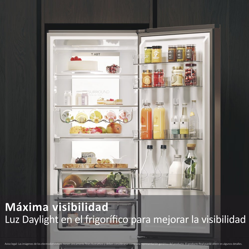 Haier HDPW7620AANPK – detalle interior del frigorífico