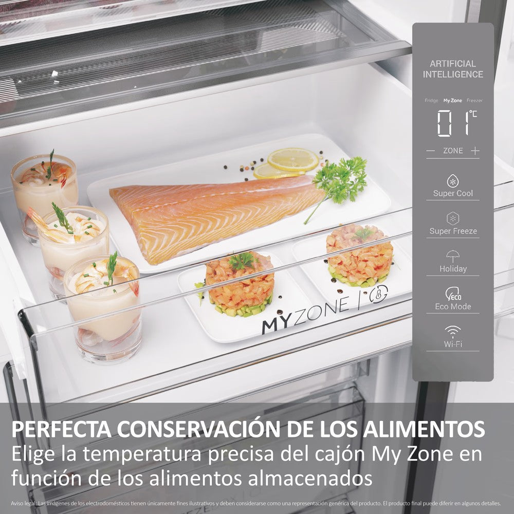 Haier HDPW7620AANPK – detalle de conservación y equipamiento