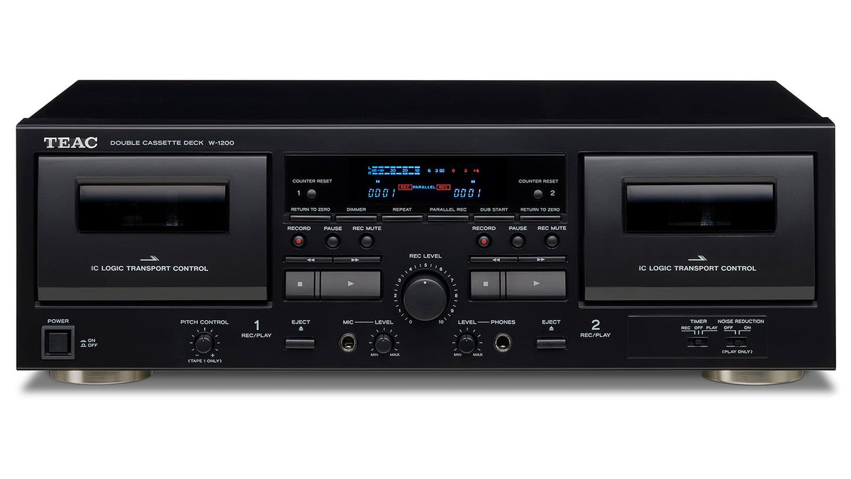 REPRODUCTOR TEAC CASSETTE DOBLE PLETINA W-1200-B